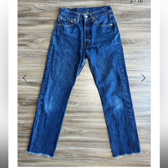 Jean Genie 1998 Levi’s USA 501 Tag 27x32 W Actual 25x28 - Picture 2 of 9
